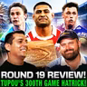 Tupou Hat-Trick In His 300th! Sharks 66-0! Drinkwater GOLDEN POINT! | RND 19 Review