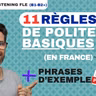 237 : 11 règles de politesse basiques à respecter en France