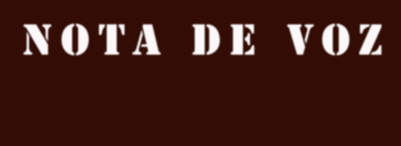 Nota de Voz