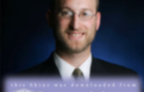 YUTORAH: R' Assaf Bednarsh -- Recent Shiurim