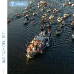 Ent. Víctor García, comandante Naval do Miño - Festividade da Virxe do Carmen
