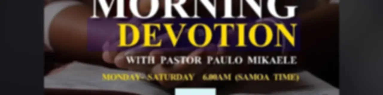 MORNING DEVOTION
