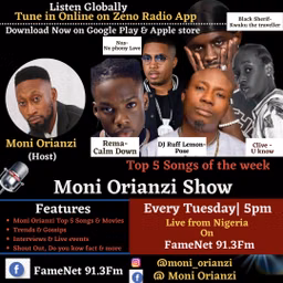 Moni Orianzi Show on FameNet 91.3 Fm