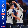 Spurs earn deserved win at Chelsea after Penders error and Palmer red
