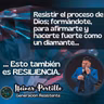 Resistiendo para ser diamante