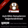 Akademiden Notlar 144: Açık Bilim Sonuçlarının Değerlendirilmesi