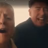 Government distances itself from an ad campaign about hugging