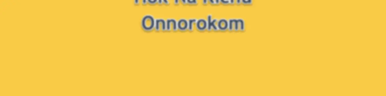 Hok Na Kichu Onnorokom