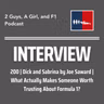 Interview | Dick and Sabrina by Joe Saward | 200 | What Actually Makes Someone Worth Trusting About Formula 1?