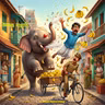 கஜபதி குலபதி யானையின் தும்மல் | குட்டீஸ் குரலில் கதைகள்