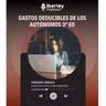 Gastos deducibles de los autónomos 2.ª ED
