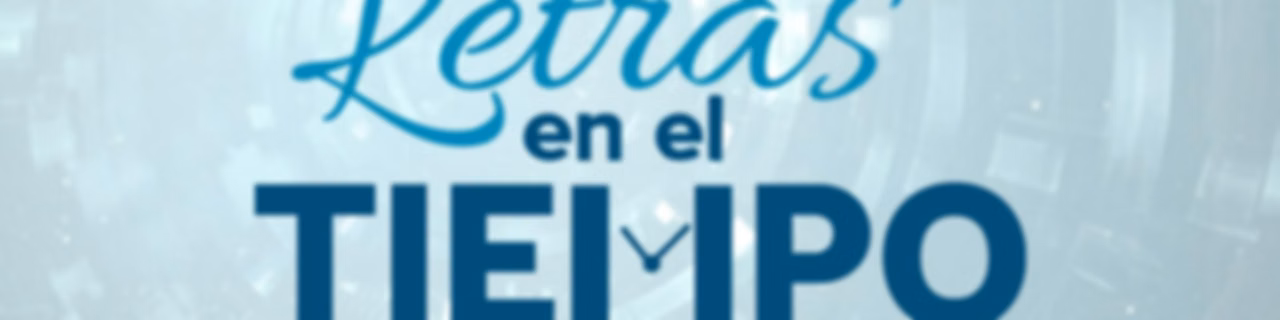 Letras en el tiempo