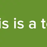 This is a test