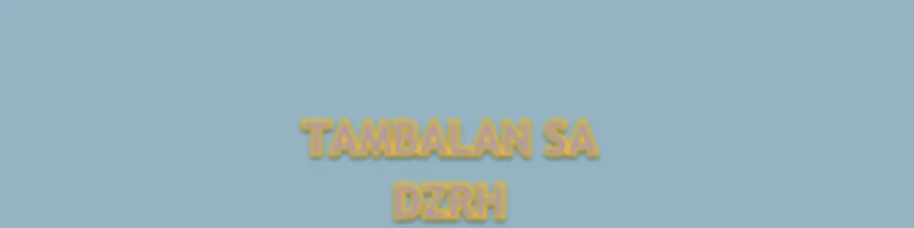TAMBALAN SA DZRH