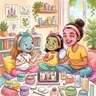 Um spa especial das meninas