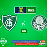 FUTEBOL NA POLIESPORTIVA - BRASILEIRÃO 2023 - 17° RODADA - GOLS DE AMÉRICA MINEIRO 1 X 4 PALMEIRAS