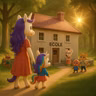 Petite Licorne va à l'école