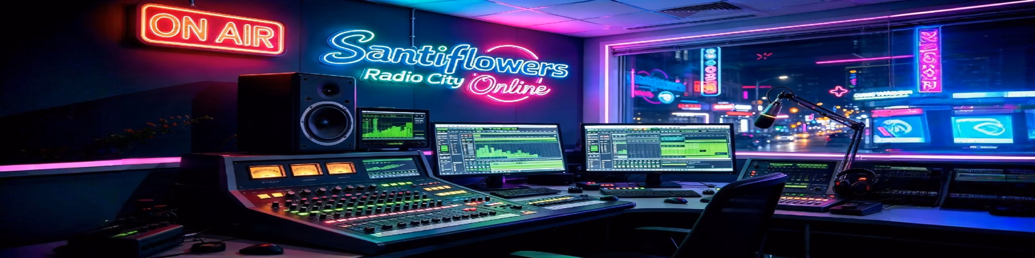 Santiflowers Radio City Online.