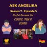 Ask Angelika Season 7 Episode 5 - Useful German for colds, flu & Covid