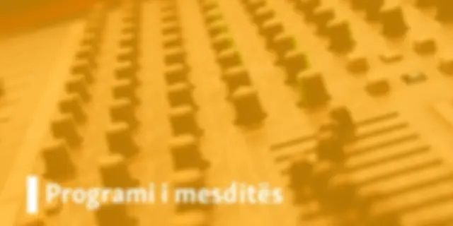 Programi i mesditës