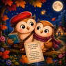 ओवी-मिमी आणि हरवलेली चांदणी :The Little Owls and the Lost Star (Kid's Marathi Story)