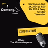 STATE of AFFAIRS - The African Diaspora 2026-08-18 08:00