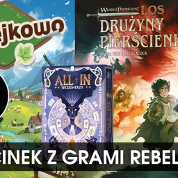 Odcinek o kilku grach wydawnictwa Rebel.