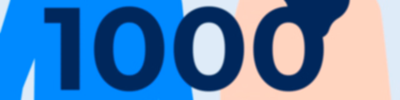 1000 stappen