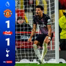 10-man Spurs get dramatic draw at Old Trafford as Man Utd booed off