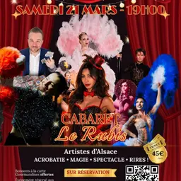 Cabaret Le Rubis : spectaculaire et 100% alsacien - Sandra, directrice artistique et Anthony, magicien