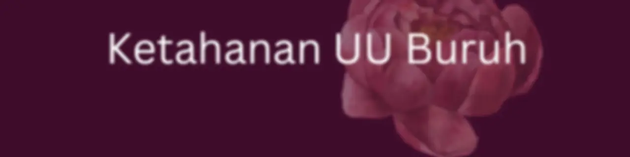 Ketahanan UU Buruh - Sundanese (EOLL)