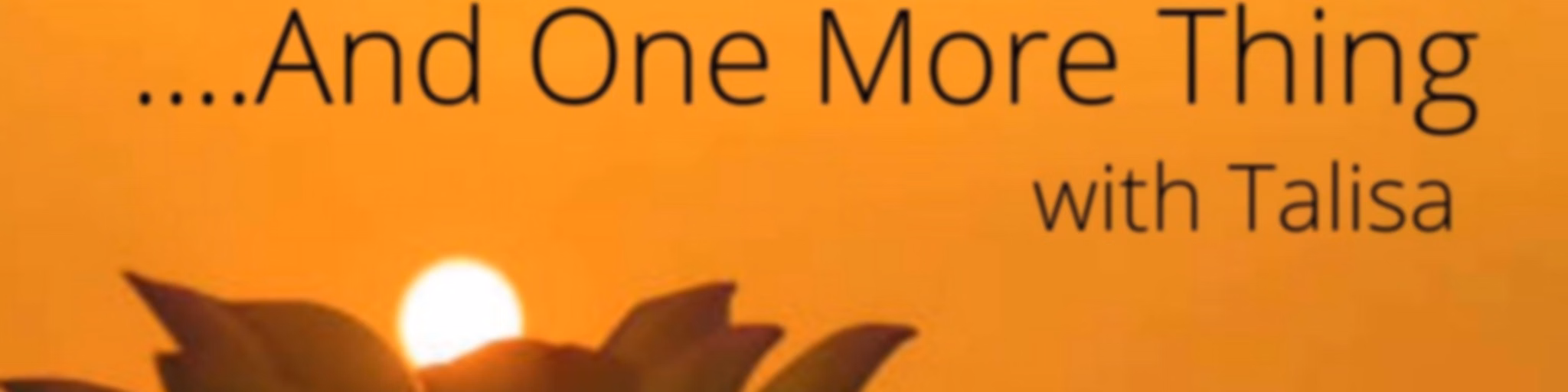 ...And One More Thing