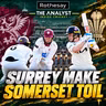 LAWRENCE SPOILS SOMERSET'S PARTY