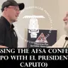 Discussing the AFSA Conference and Expo with El Presidente (Bob Caputo)