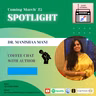 Spotlight || #Literoma Coffee chat with Author || Dr. Manishaa Mani