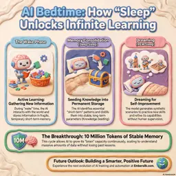 AI Bedtime: How Sleep Unlocks Infinite Learning