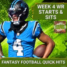 SMASH PLAY: Tetairoa McMillan Headlines Top WR STARTS for Week 4 in Fantasy Football