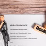 Express-Trauung in unter einer Minute