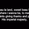 Glen Washington - Beau La Land Lyrics.