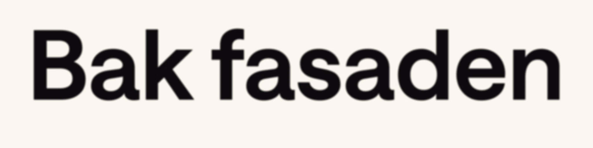 Bak fasaden. Folk, steder og arkitektur