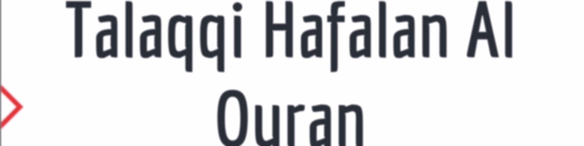 Talaqqi Hafalan Al Quran