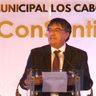 En De Frente en BCS un segmento de la toma de protesta del profr. Óscar Leggs Castro, como presidente del XIV Ayuntamiento de Los Cabos