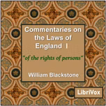 Commentaries on the Laws of England. Book 1 (1765) by  William Blackstone (1723 - 1780)