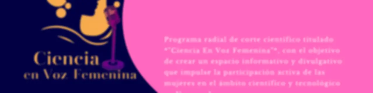 Ciencia en voz femenina