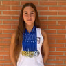 Ariadna Malo, la navarra triple campeona de España junior de natación