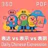 Daily Chinese Expression 360「表达 VS 表示 VS  表明」 Chinese podcast -Speak Chinese with Da Peng #汉语俗语和习惯用语