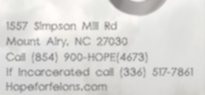 Hope For Felons INC