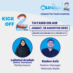 SAATNYA PERAYAAN HUT 2 TAHUN MILENIALS RADIO DIMULAI - KICK OFF 2 TAHUN MILENIALS RADIO