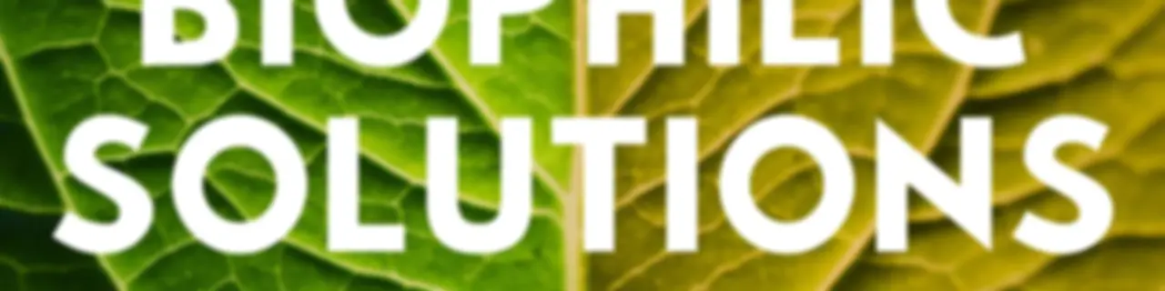 Biophilic Solutions: Nature Has the Answers