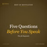 Five Questions Before You Give Feedback